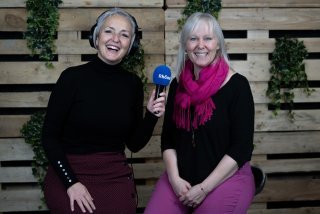 Martine Schmid et Céline Sommer et leur podcast mensuel "Du Ciel à la Terre".